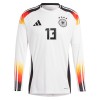 Maillot à Manches Longues Allemagne Muller 13 Domicile Euro 2024 Pour Homme